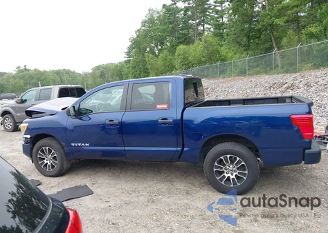 2022 Nissan Titan Sv 4X4 из США, поврежденный, VIN 1N6AA1EC2NN105737